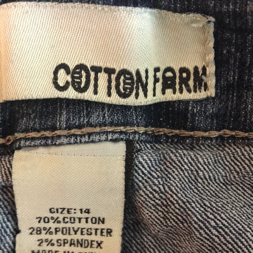 COTTON FARM Jeans Capris SIZE 14 - Picture 6 of 6